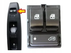 Panel Klawisze Przyciski Przełącznik szyb Fiat Doblo Opel Combo 2010-2018