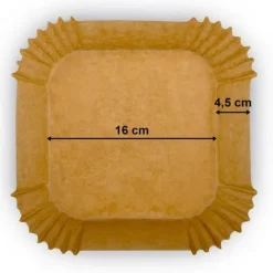 Papier do pieczenia wkładki do frytkownicy 16 cm Berdsen - 100 szt