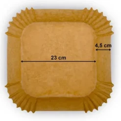 Papier do pieczenia wkładki do frytkownicy 23 cm Berdsen - 100 szt