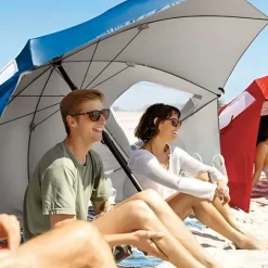 Parasol namiot plażowy samorozkładający uv wędkarski z podłogą duży xxl