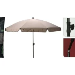 PARASOL OGRODOWY 185CM PIASKOWY