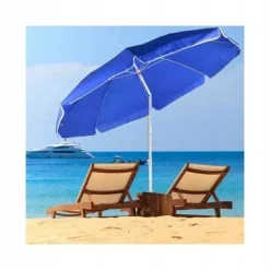 Parasol ogrodowy TNT 180 cm - niebieski