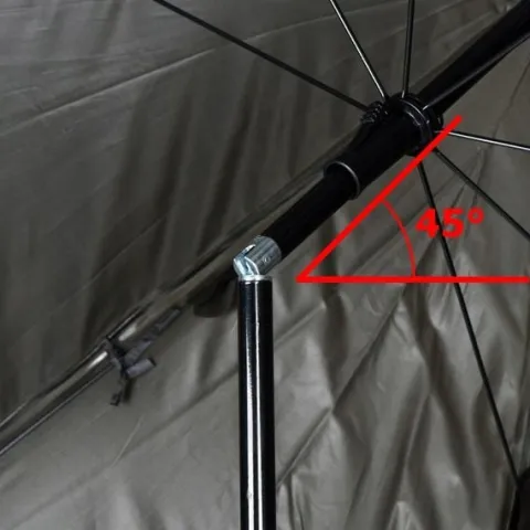 PARASOL WĘDKARSKI NAMIOT NA RYBY WODOODPORNY ZIELONY DLA WĘDKARZA 240cm