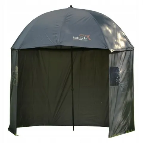 PARASOL WĘDKARSKI NAMIOT Z BOKAMI 3/4 220cm 2,2m + WBIJAK HOKKAIDO ZESTAW