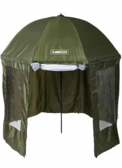 PARASOL WĘDKARSKI Z MOSKITIERĄ NECO PRO 250CM GUMOWANE SZWY