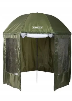 PARASOL WĘDKARSKI Z MOSKITIERĄ NECO PRO 250CM GUMOWANE SZWY