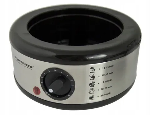 PAROWAR METALOWY 7,5 L 3 POZIOMY + MISKA 400W GOTOWANIE NA PARZE