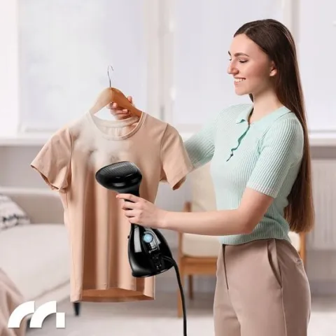 PAROWNICA DO UBRAŃ ŻELAZKO PAROWE STEAMER PAROWY ZESTAW AKCESORIA KLIPS 7w1