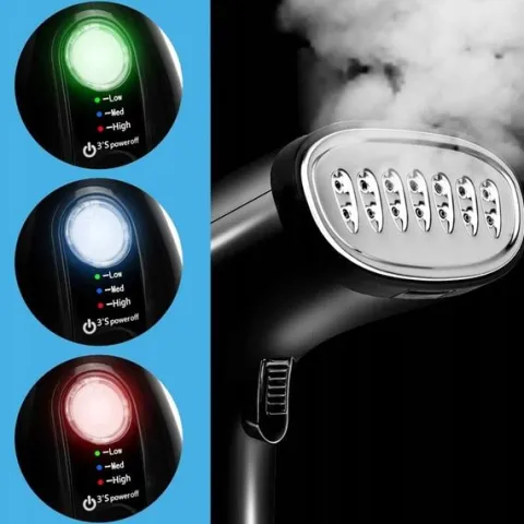 PAROWNICA DO UBRAŃ ŻELAZKO PAROWE STEAMER PAROWY ZESTAW AKCESORIA KLIPS 7w1