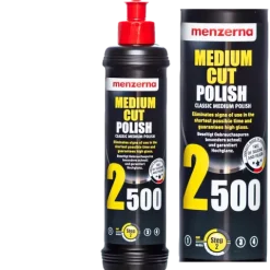 Pasta Polerska Menzerna 3szt + Wosk SW + Gąbki Pady Do Polerowania Pasty