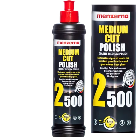 Pasta Polerska Menzerna 3szt + Wosk SW + Gąbki Pady Do Polerowania Pasty