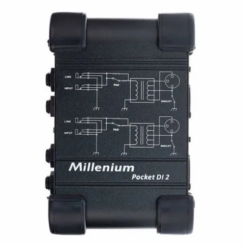 Pasywny 2-kanałowy moduł DI Box Dual/Mono Millenium Pocket DI 2