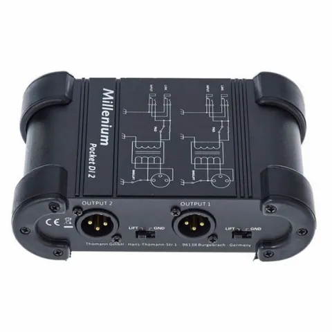 Pasywny 2-kanałowy moduł DI Box Dual/Mono Millenium Pocket DI 2