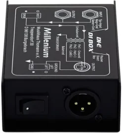 Pasywny mono DI Box symetryzator sygnału rozłączenie masy Millenium DI-E