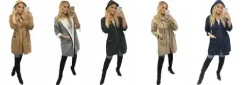 PŁASZCZ 2w1 BLUZA Z KAPTUREM oversize KURTKA