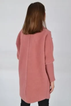 Płaszczyk damski ALPAKA oversize MODEL MNIEJSZY