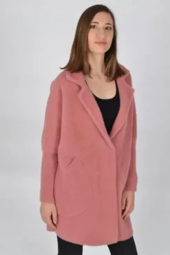 Płaszczyk damski ALPAKA oversize MODEL MNIEJSZY