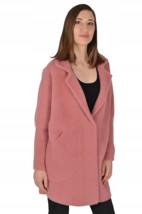 Płaszczyk damski ALPAKA oversize MODEL MNIEJSZY