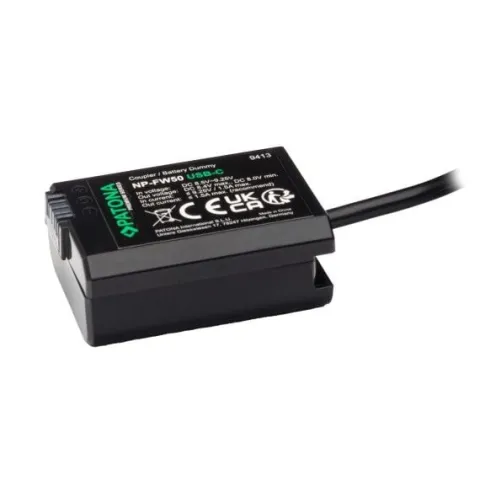 PATONA Adapter Dummy USB-C NP-FW50