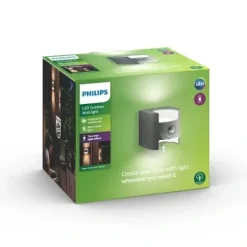PHILIPS KINKIET OGRODOWY myGarden GRASS Z CZUJNIKIEM RUCHU ANTRACYT IP44