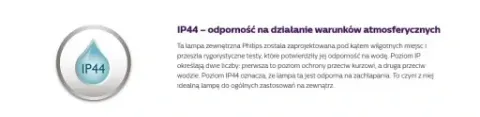 PHILIPS KINKIET OGRODOWY myGarden GRASS Z CZUJNIKIEM RUCHU ANTRACYT IP44