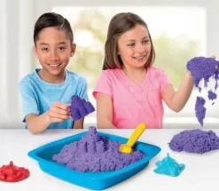 Piasek Kinetyczny 5KG Piaskownica Basen Foremki Zestaw XXL WYBIERZ KOLORY