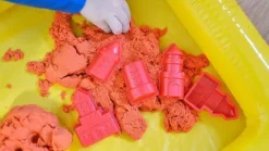 Piasek Kinetyczny 5KG Piaskownica Basen Foremki Zestaw XXL WYBIERZ KOLORY
