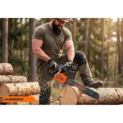 Piła spalinowa łańcuchowa pilarka do drewna 16" Humberg HM-660 + olej