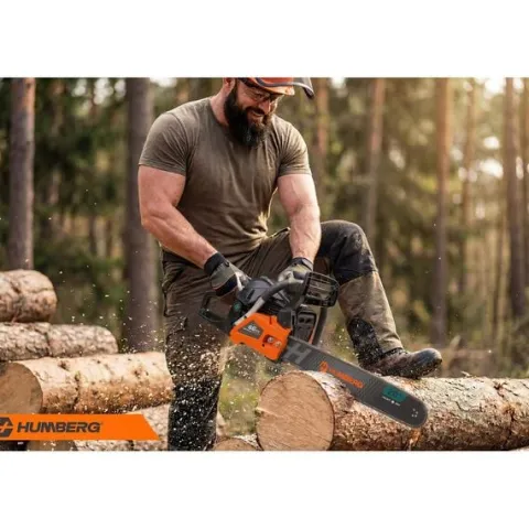 Piła spalinowa łańcuchowa pilarka do drewna 16" Humberg HM-660 + olej