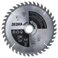 PIŁA TARCZOWA DO DREWNA Z WĘGLIKIEM DEDRA H45060 60 ZĘBÓW, ŚR.450X30MM, WIDIA