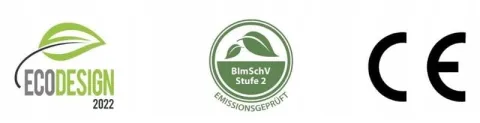 Piec Blist piecyk koza kominek ŻAR 8kW żeliwny