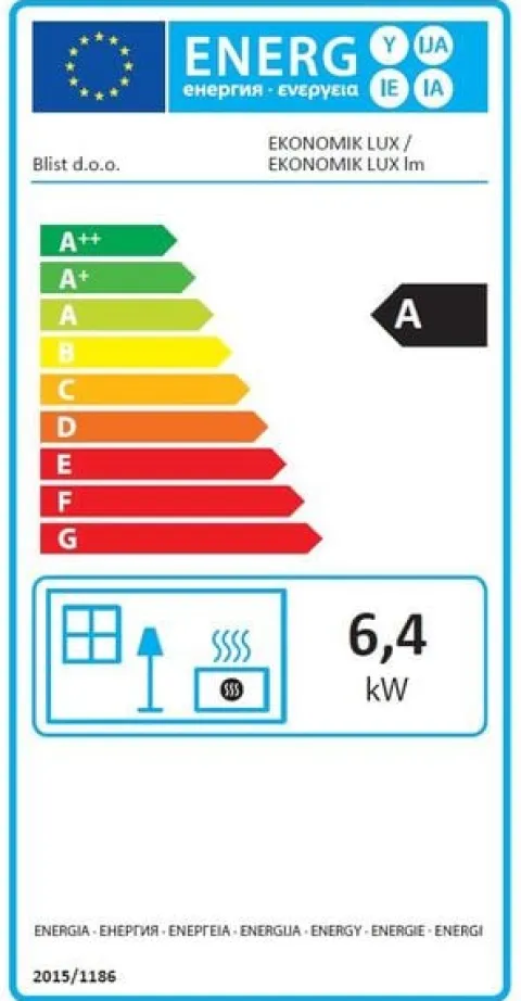 PIEC kominek koza BLIST Ekonomik LUX LM