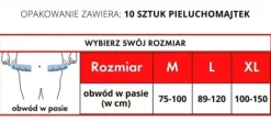 PIELUCHOMAJTKI PAMPERSY DLA DOROSŁYCH KAREIN CLASSIC XL 30 SZTUK