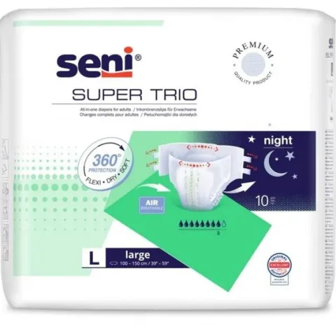 PIELUCHOMAJTKI SENI SUPER TRIO L DLA DOROSŁYCH NA NOC 10szt. NA RZEPY