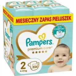 Pieluchy PAMPERS Premium Care 2 (224 szt.)