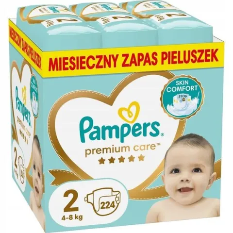 Pieluchy PAMPERS Premium Care 2 (224 szt.)