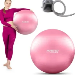 Piłka do ćwiczeń 55 cm NS-950 różowa