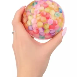 Piłka led z kuleczkami piłeczka świecąca do zabawy dla dzieci dziecka 9,5cm