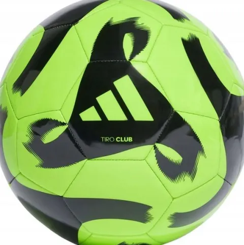 PIŁKA NOŻNA ADIDAS TIRO CLUB ZIELONO-CZARNA r. 5