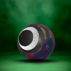 Piłka nożna odblaskowa świecąca lumi do nogi rozmiar 5 holograficzna