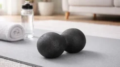 Piłka podwójna piłeczka do masażu roller mięśni silikon bardzo twarda 13cm