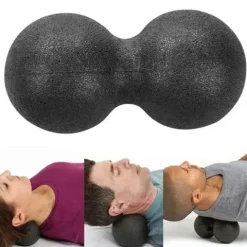 Piłka podwójna piłeczka do masażu roller mięśni silikon bardzo twarda 13cm