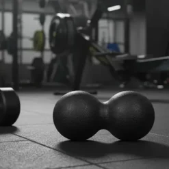 Piłka podwójna piłeczka do masażu roller mięśni silikon bardzo twarda 13cm