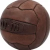 Piłka skórzana retro vintage MT2017 futbol dekoracyjna skóra