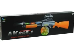 Pistolet Broń Karabin AK 868-1 Świeci Gra 60 cm