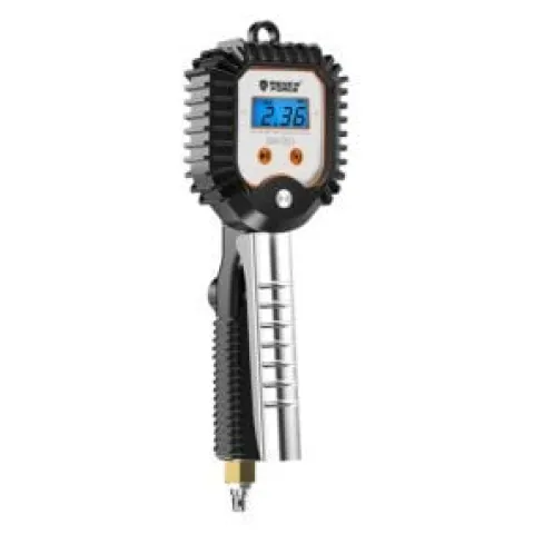 PISTOLET CYFROWY DO POMPOWANIA KÓŁ OPON MANOMETR 1/4 LCD DŁUGI WĄŻ 18 BAR