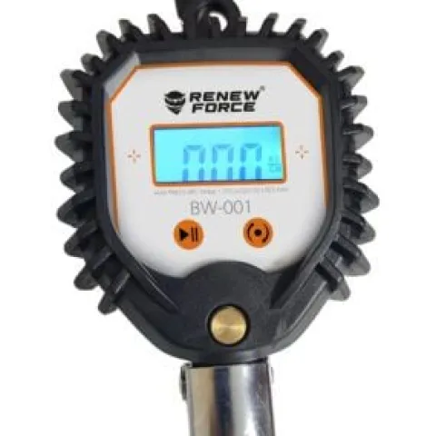 PISTOLET CYFROWY DO POMPOWANIA KÓŁ OPON MANOMETR 1/4 LCD DŁUGI WĄŻ 18 BAR