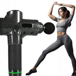 PISTOLET DO MASAŻU CIAŁA MASAŻER MASSAGE GUN 24V WIELKA MOC 200W TURBO XXXL