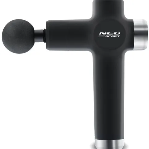 Pistolet do masażu ciała 8 nakładek NS-501 Neo-sport czarny