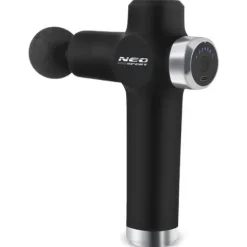 Pistolet do masażu ciała 8 nakładek NS-501 Neo-sport czarny